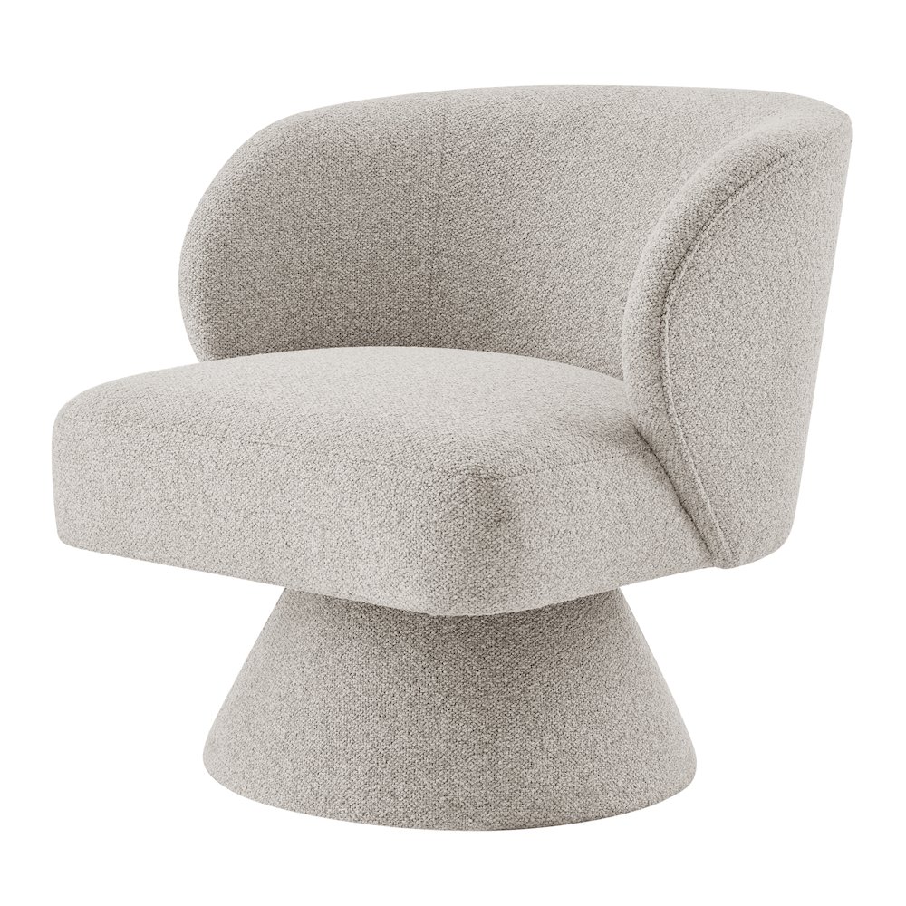 Jacinta Chenille Swivel Accent Chair