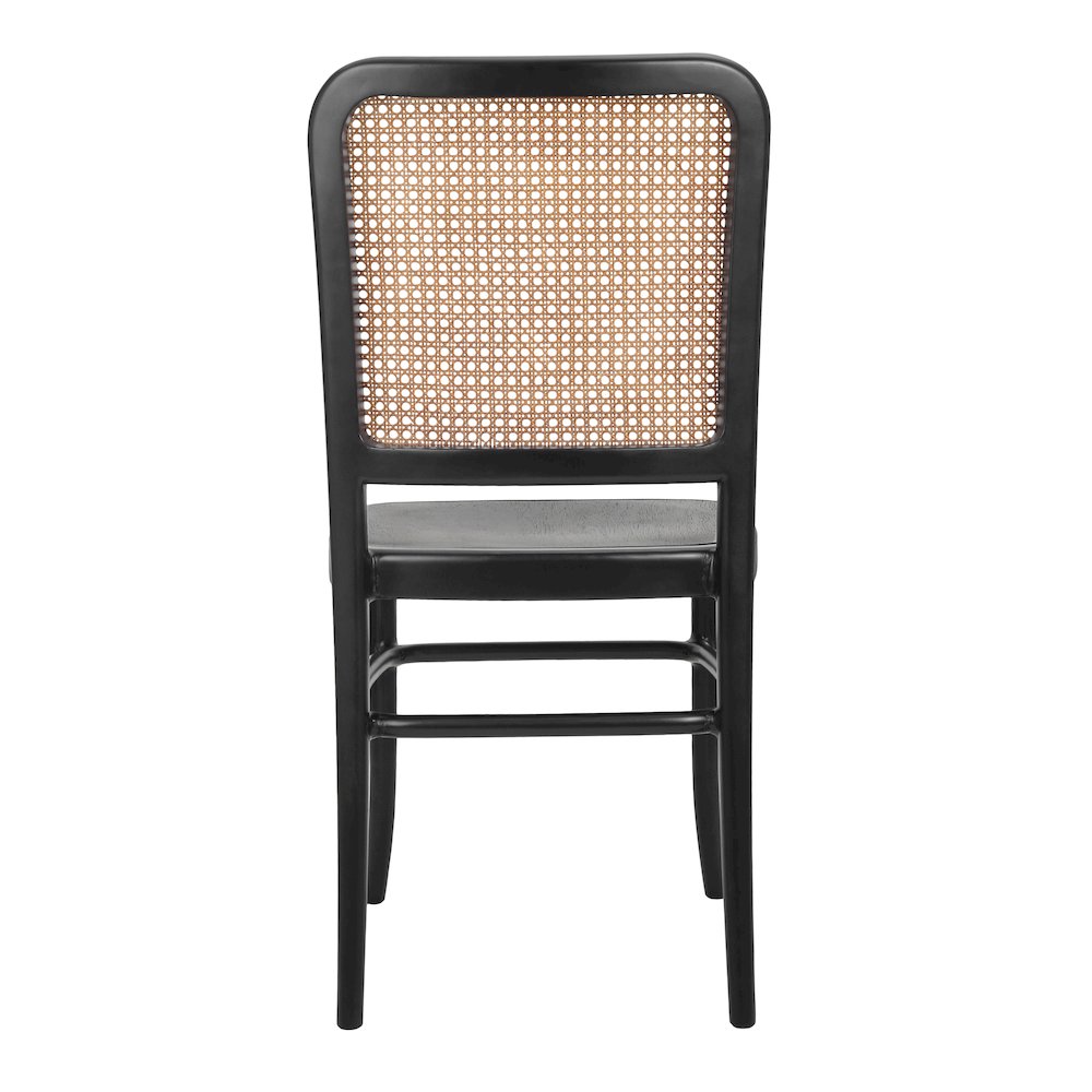 Sonora Rattan Dining Side Chair Wood Seat (Set of 2)