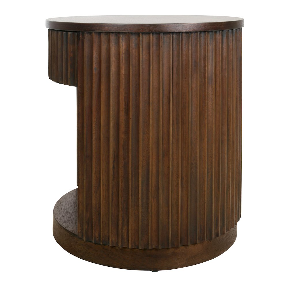Truro Round Nightstand/Side Table