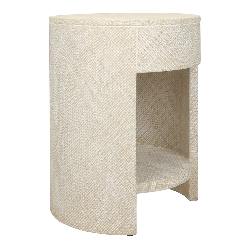Zivon Round Nightstand/Side Table