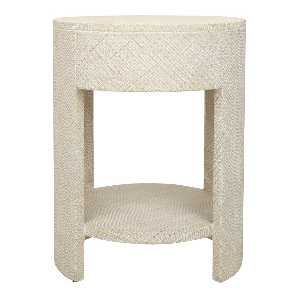 Zivon Round Nightstand/Side Table