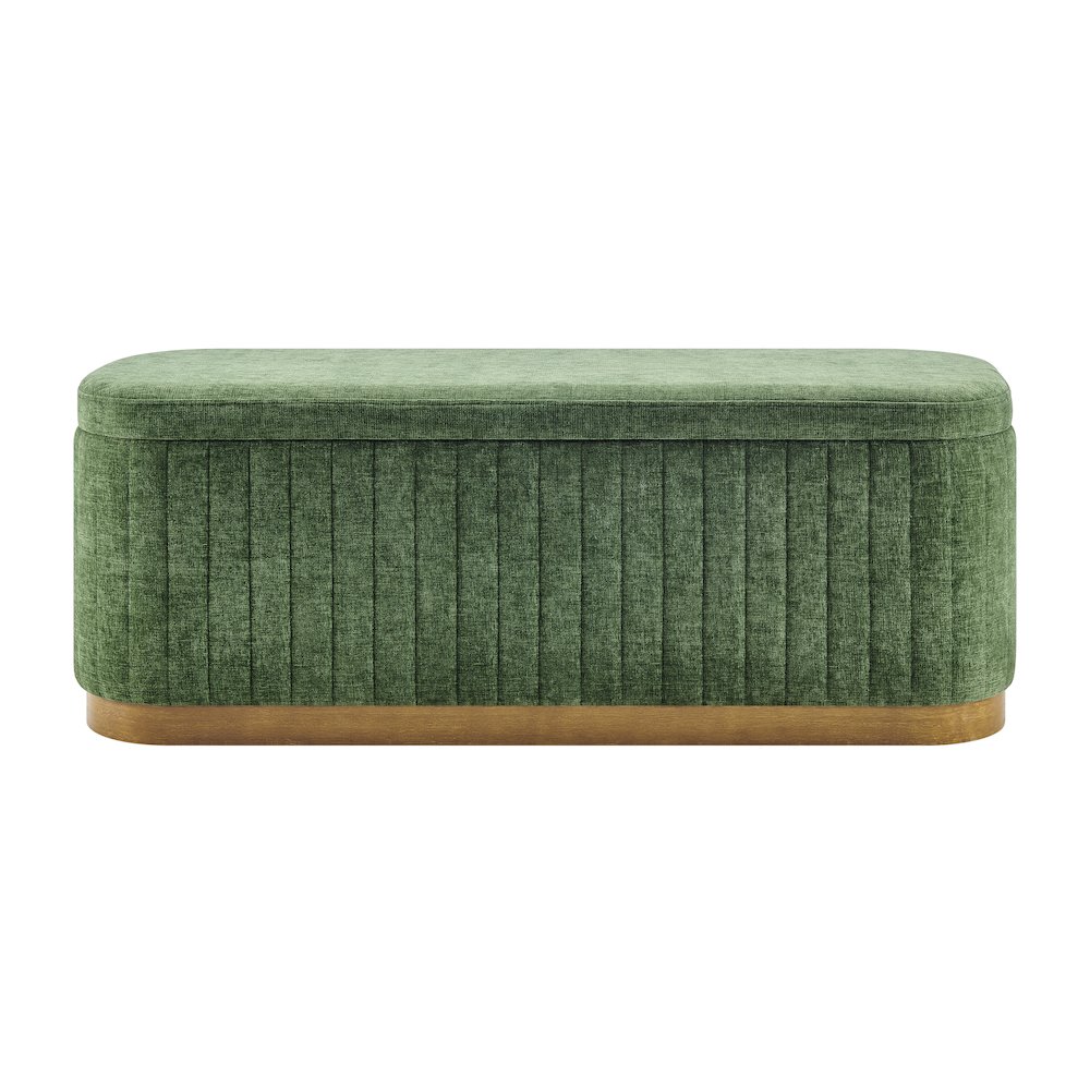 Clinton Chenille Storage Bench