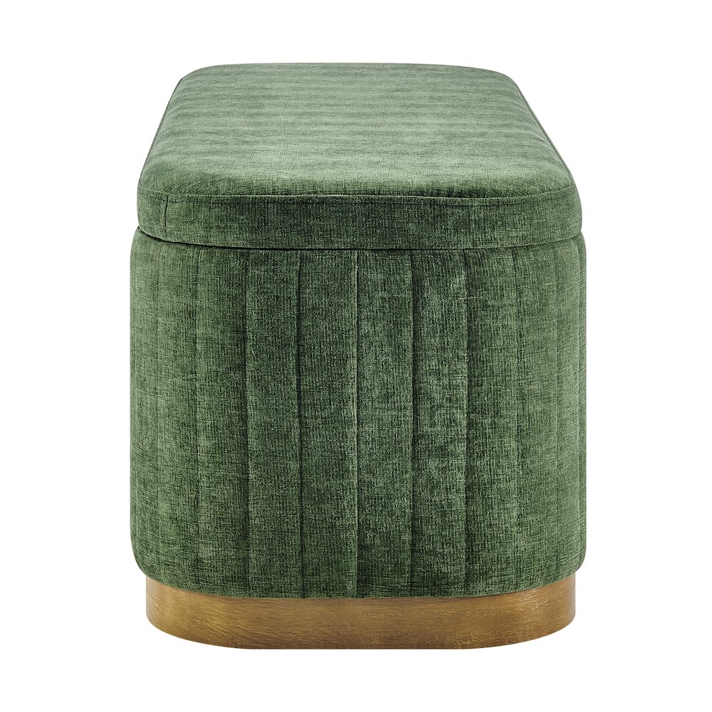 Clinton Chenille Storage Bench