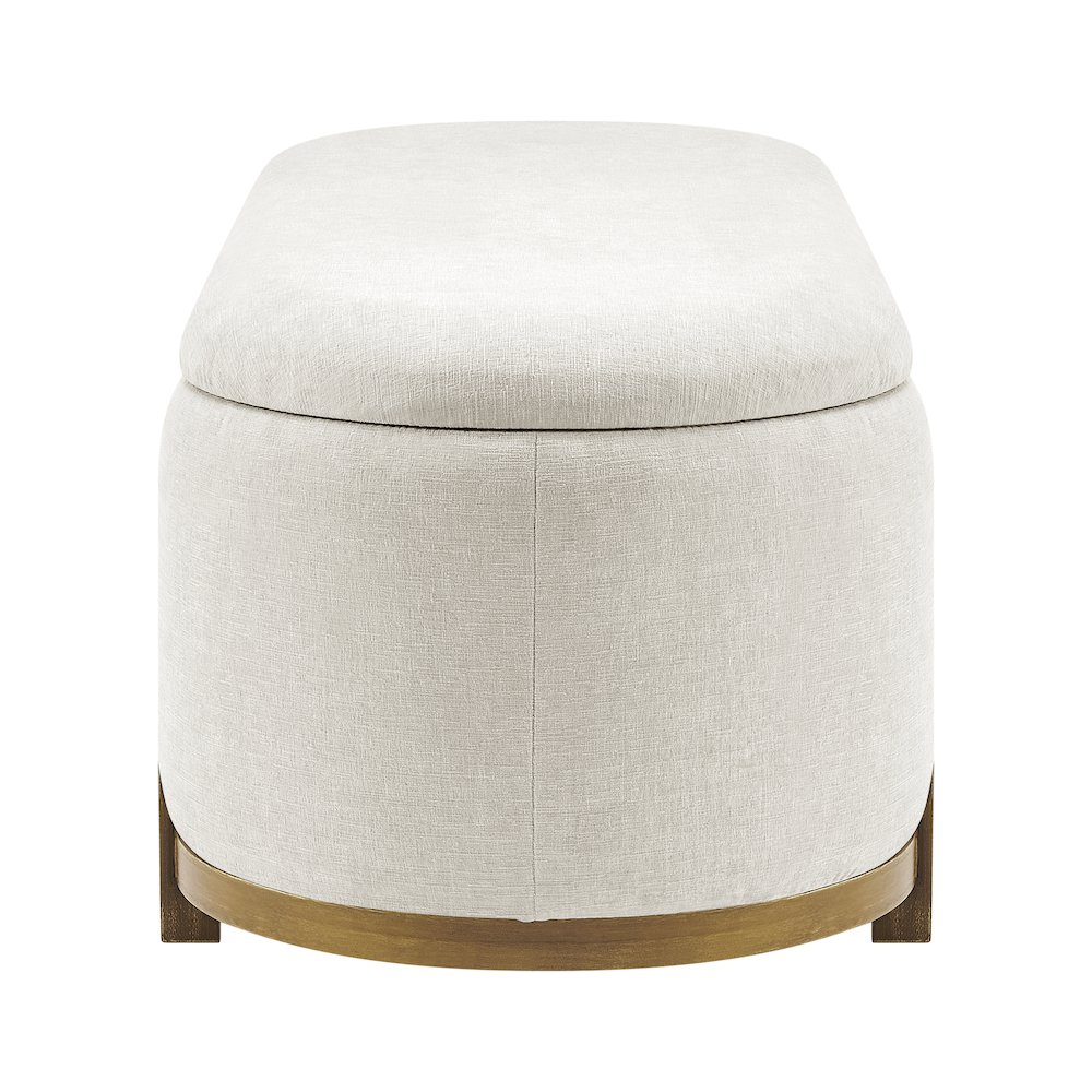 Ayleen Chenille Storage Bench