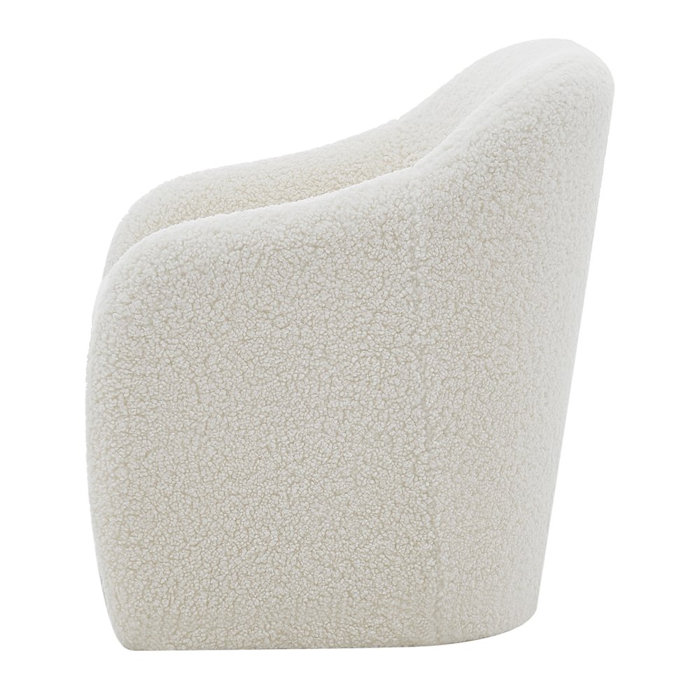 Zella Faux Shearling Accent Arm Chair