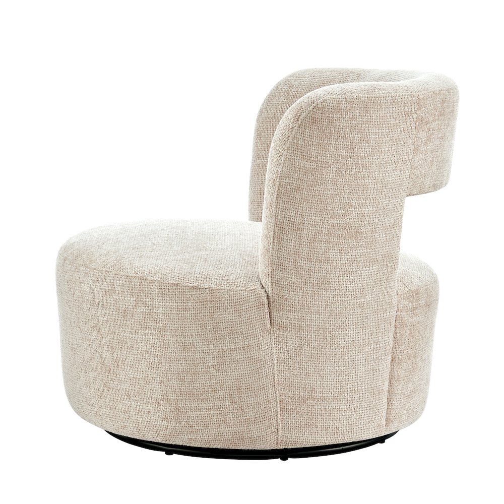 Jazzlyn Chenille Swivel Accent Chair