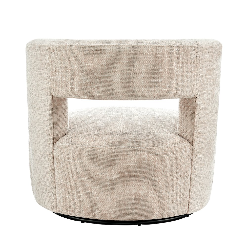 Jazzlyn Chenille Swivel Accent Chair