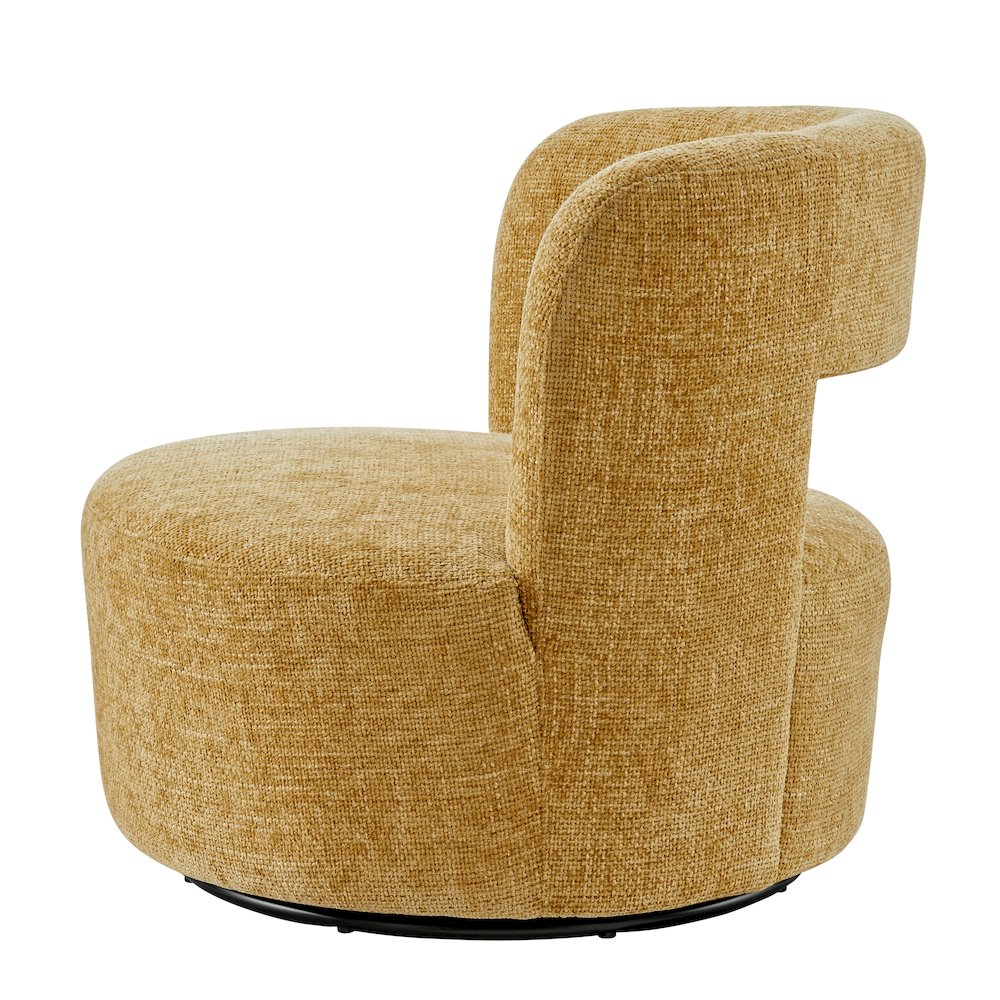 Jazzlyn Chenille Swivel Accent Chair