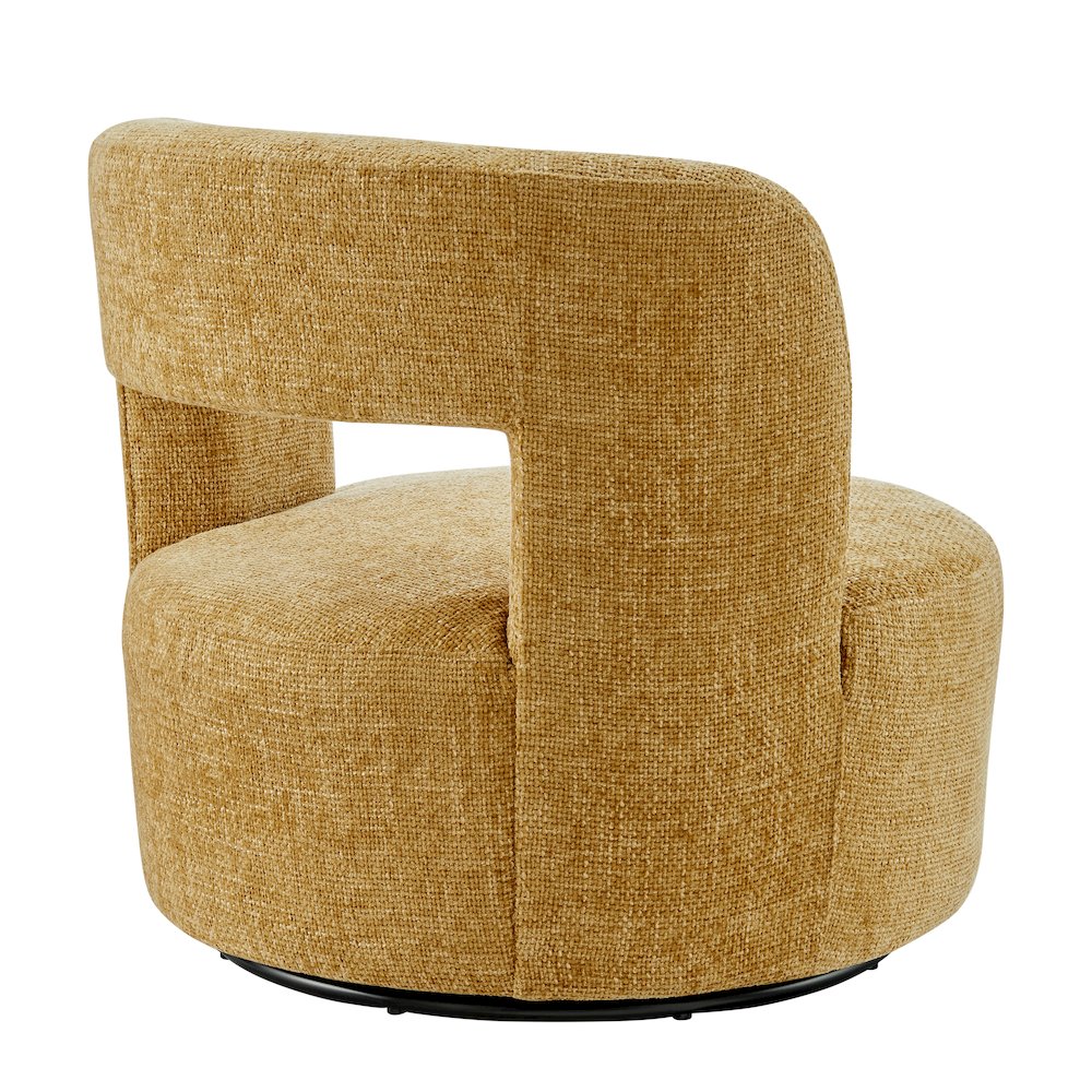 Jazzlyn Chenille Swivel Accent Chair
