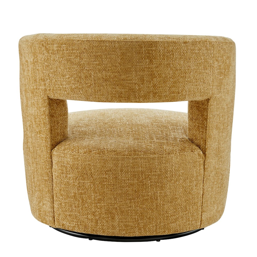 Jazzlyn Chenille Swivel Accent Chair