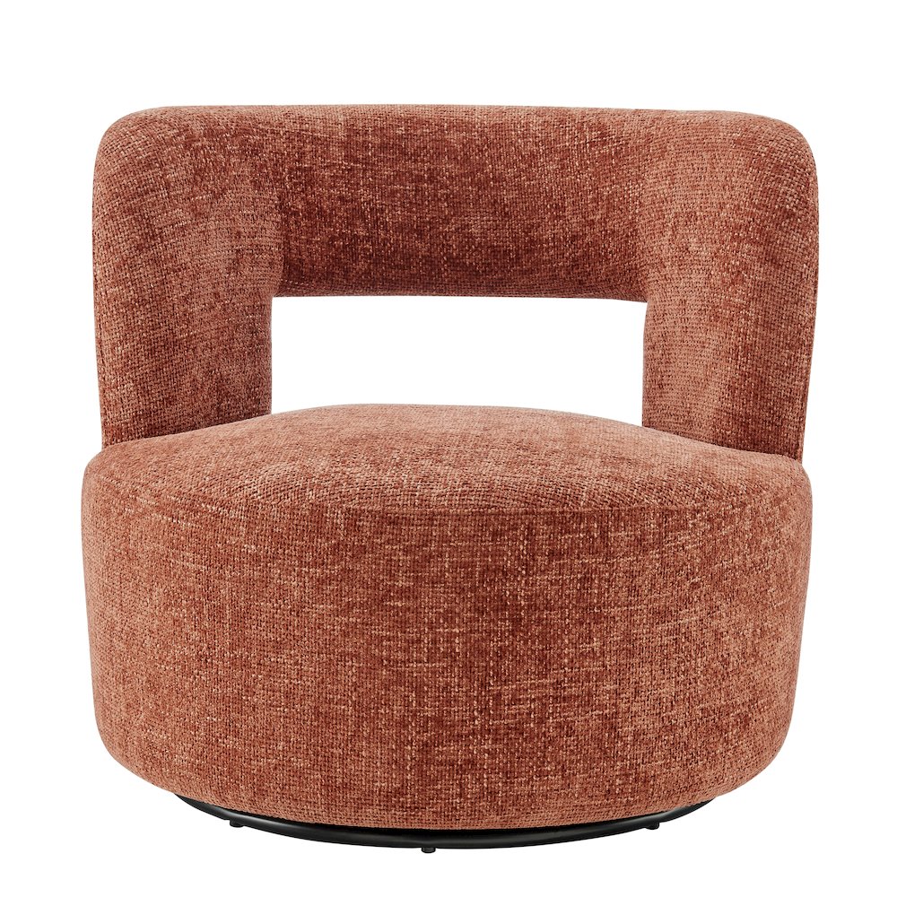 Jazzlyn Chenille Swivel Accent Chair