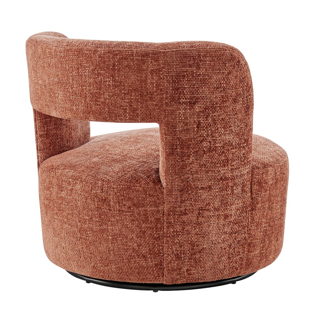 Jazzlyn Chenille Swivel Accent Chair