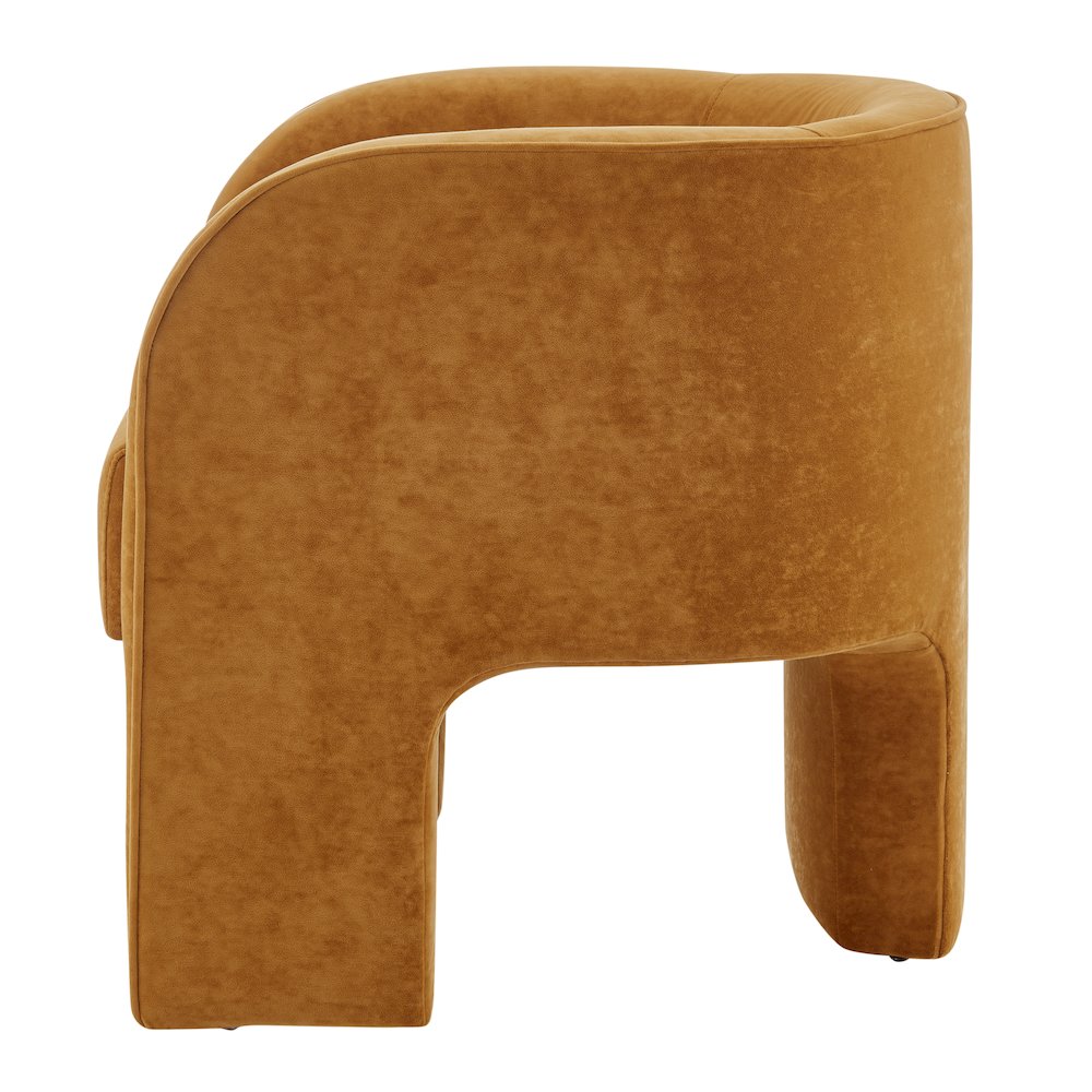 Matteo Velvet Accent Arm Chair