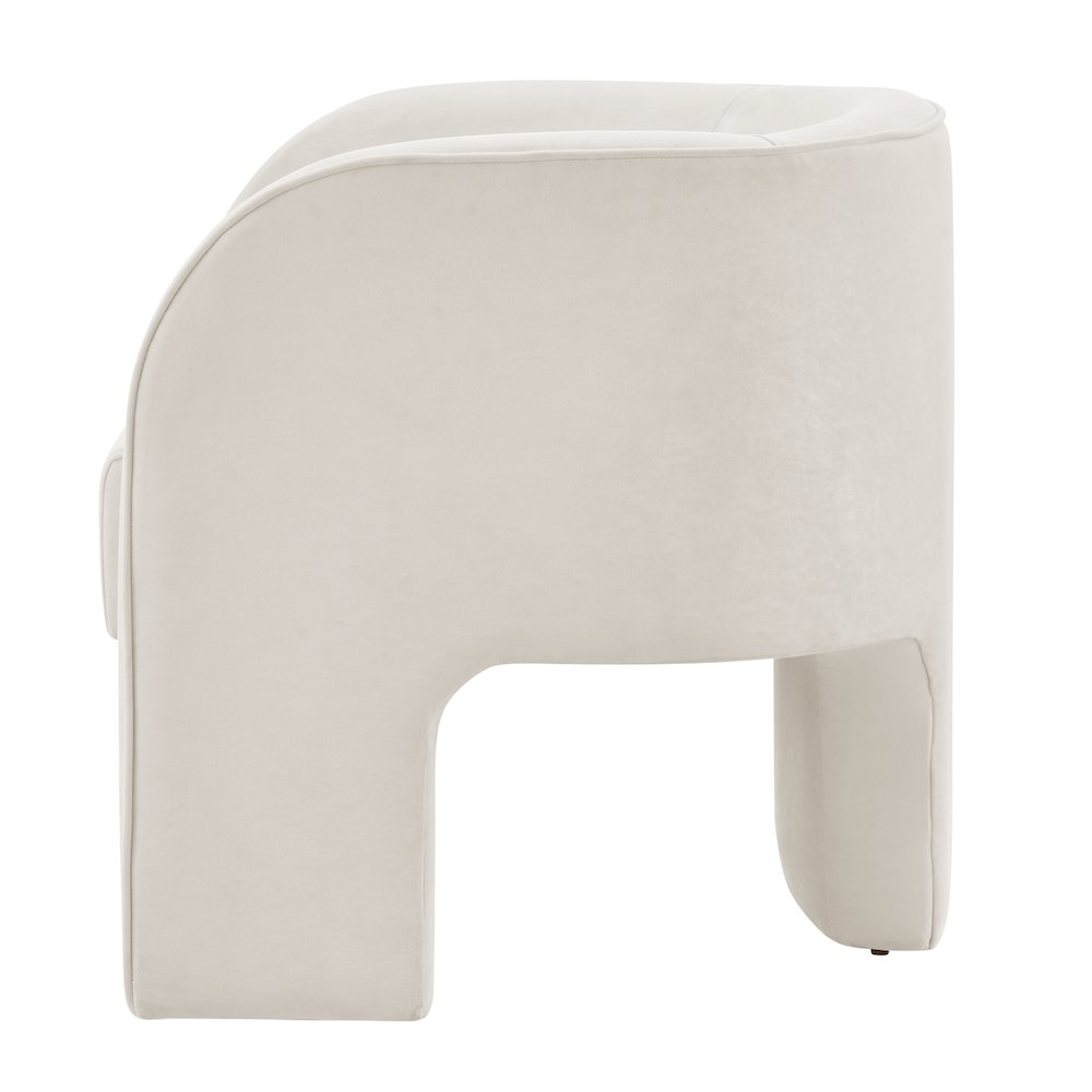 Matteo Velvet Accent Arm Chair