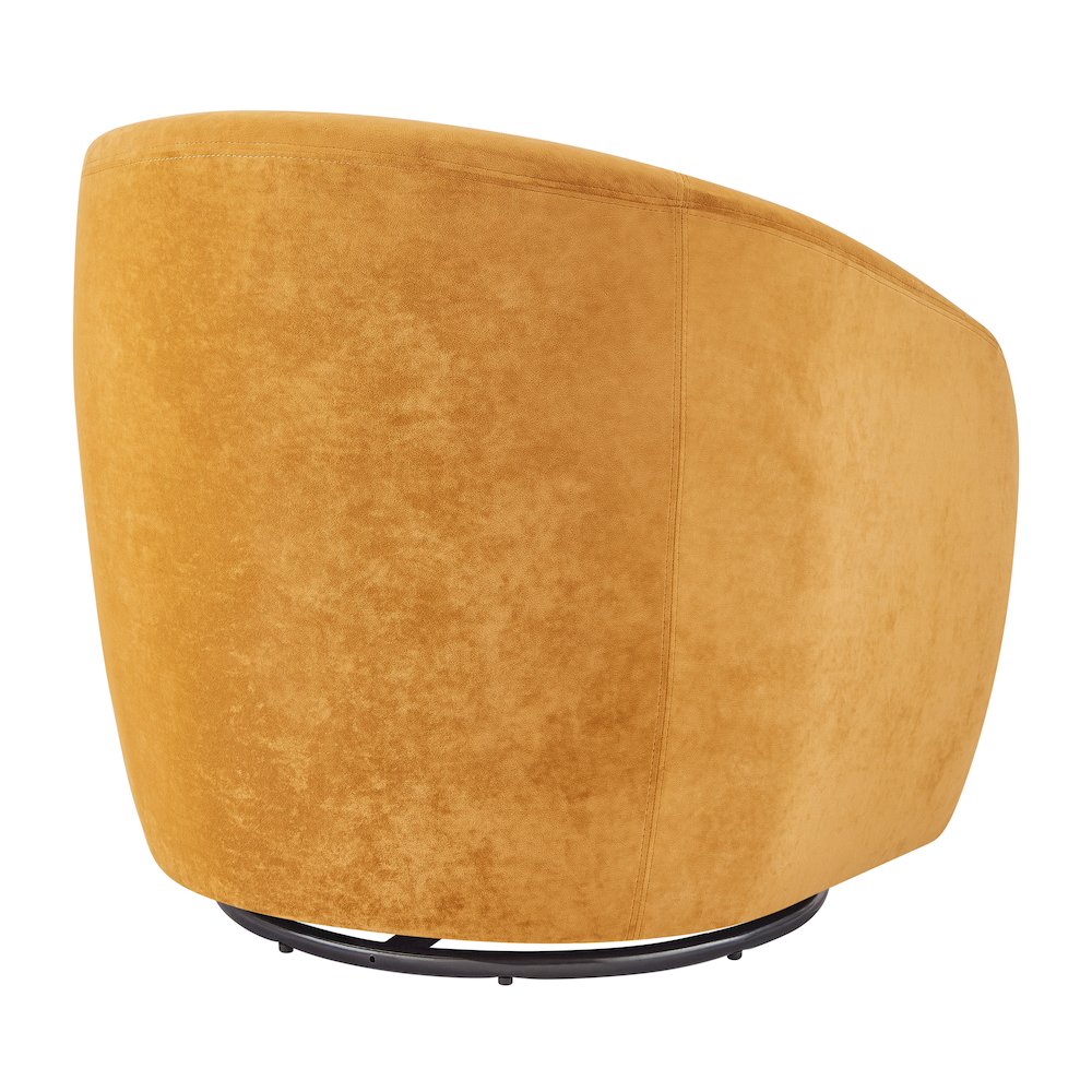 Regina Velvet Swivel Accent Arm Chair