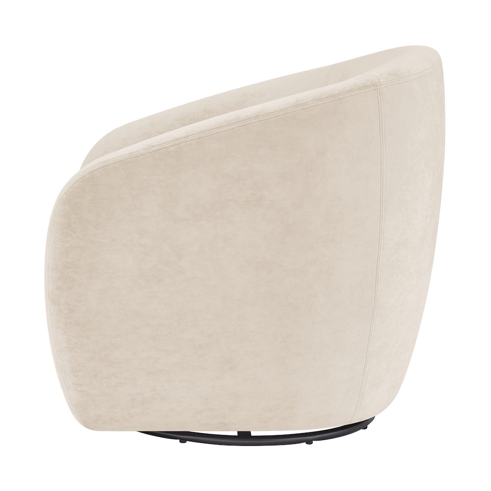 Regina Velvet Swivel Accent Arm Chair