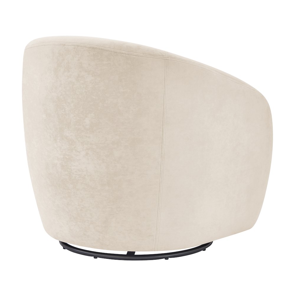 Regina Velvet Swivel Accent Arm Chair