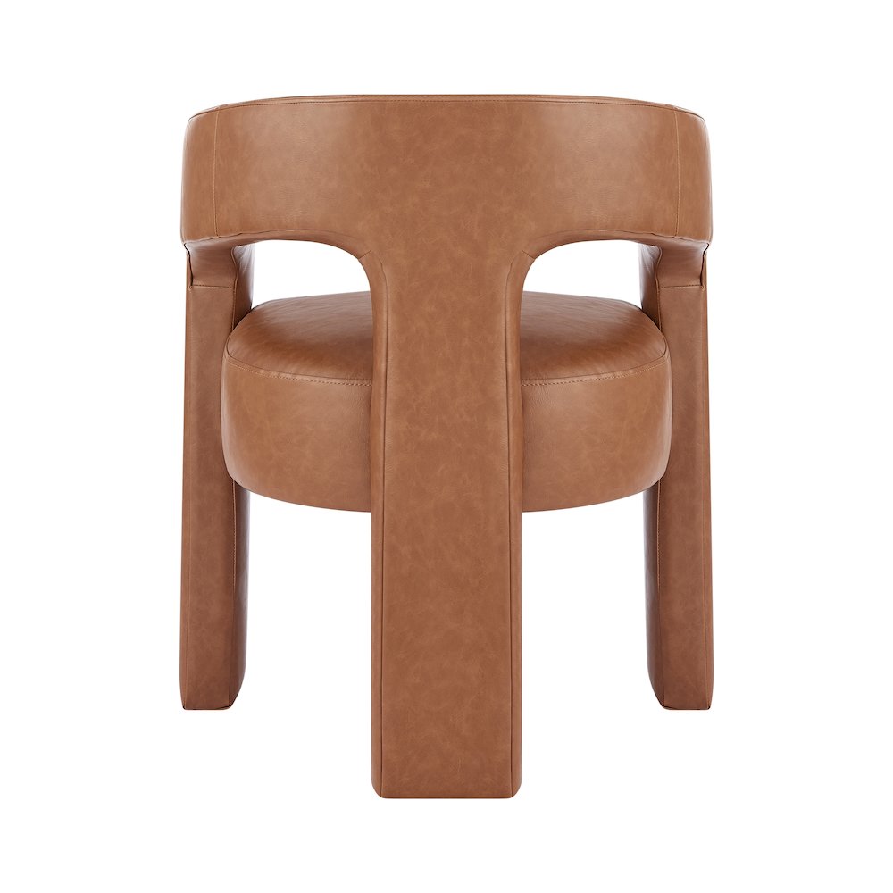 Sherlyn Faux Leather Dining Side Arm Chair