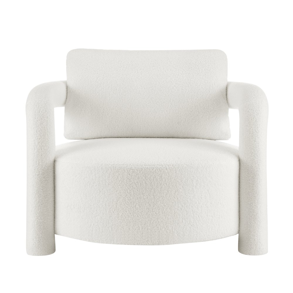Maisie Faux Shearling Accent Arm Chair