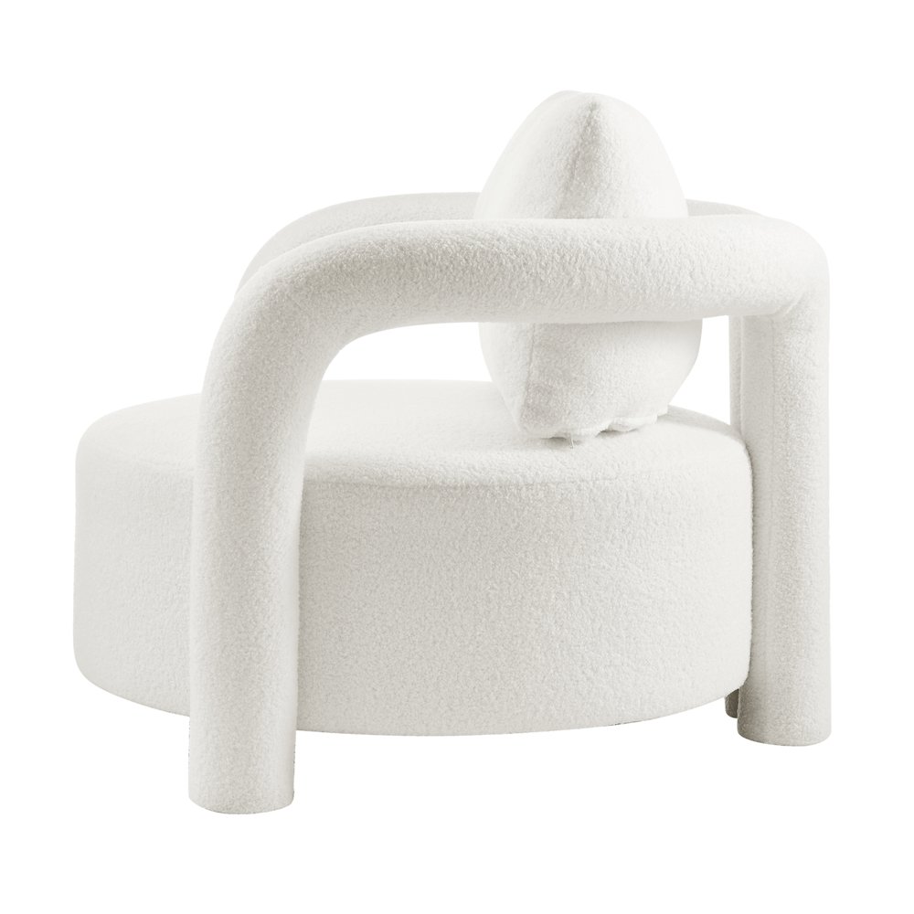 Maisie Faux Shearling Accent Arm Chair