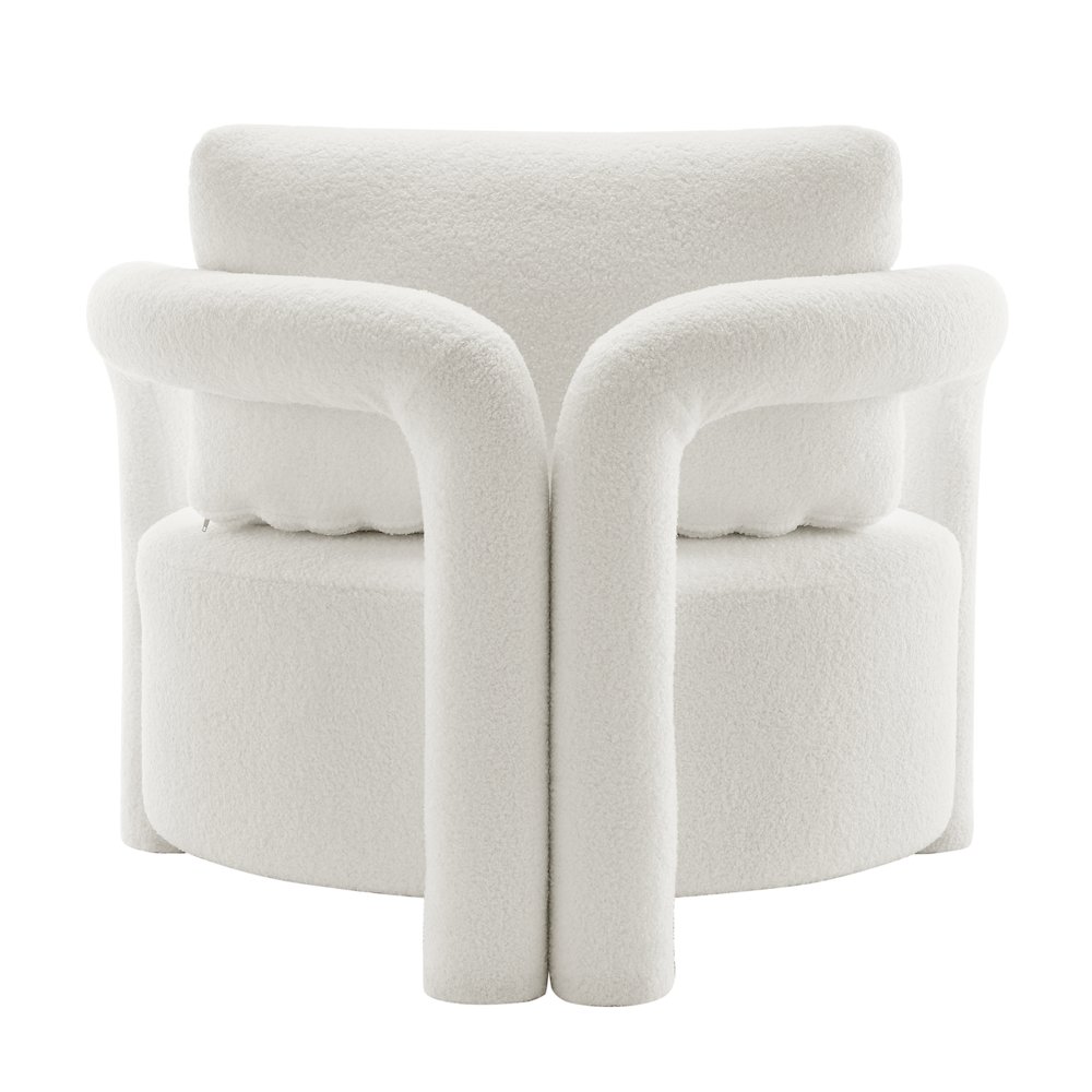 Maisie Faux Shearling Accent Arm Chair