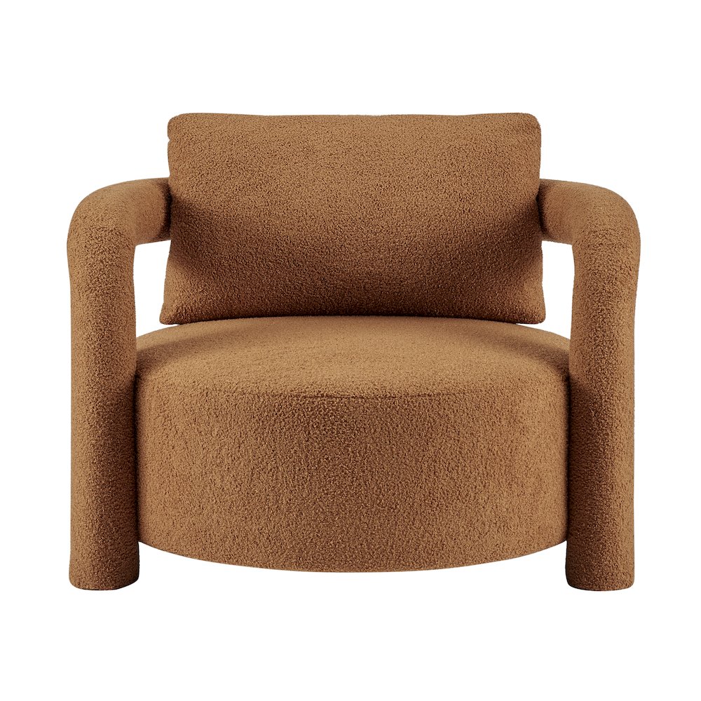 Maisie Faux Shearling Accent Arm Chair