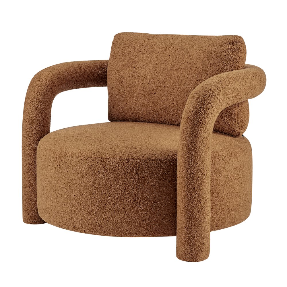 Maisie Faux Shearling Accent Arm Chair