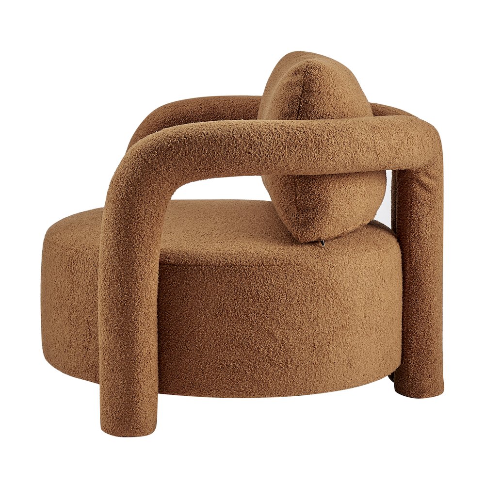 Maisie Faux Shearling Accent Arm Chair