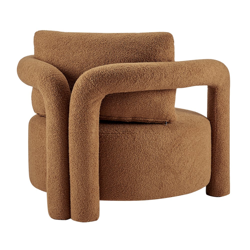 Maisie Faux Shearling Accent Arm Chair