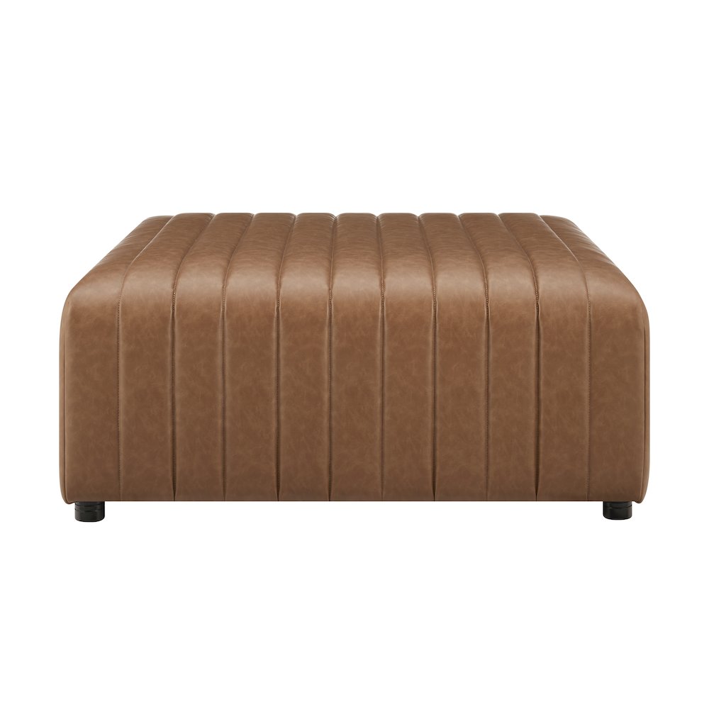Harland Faux Leather Square Coffee Table/Ottoman
