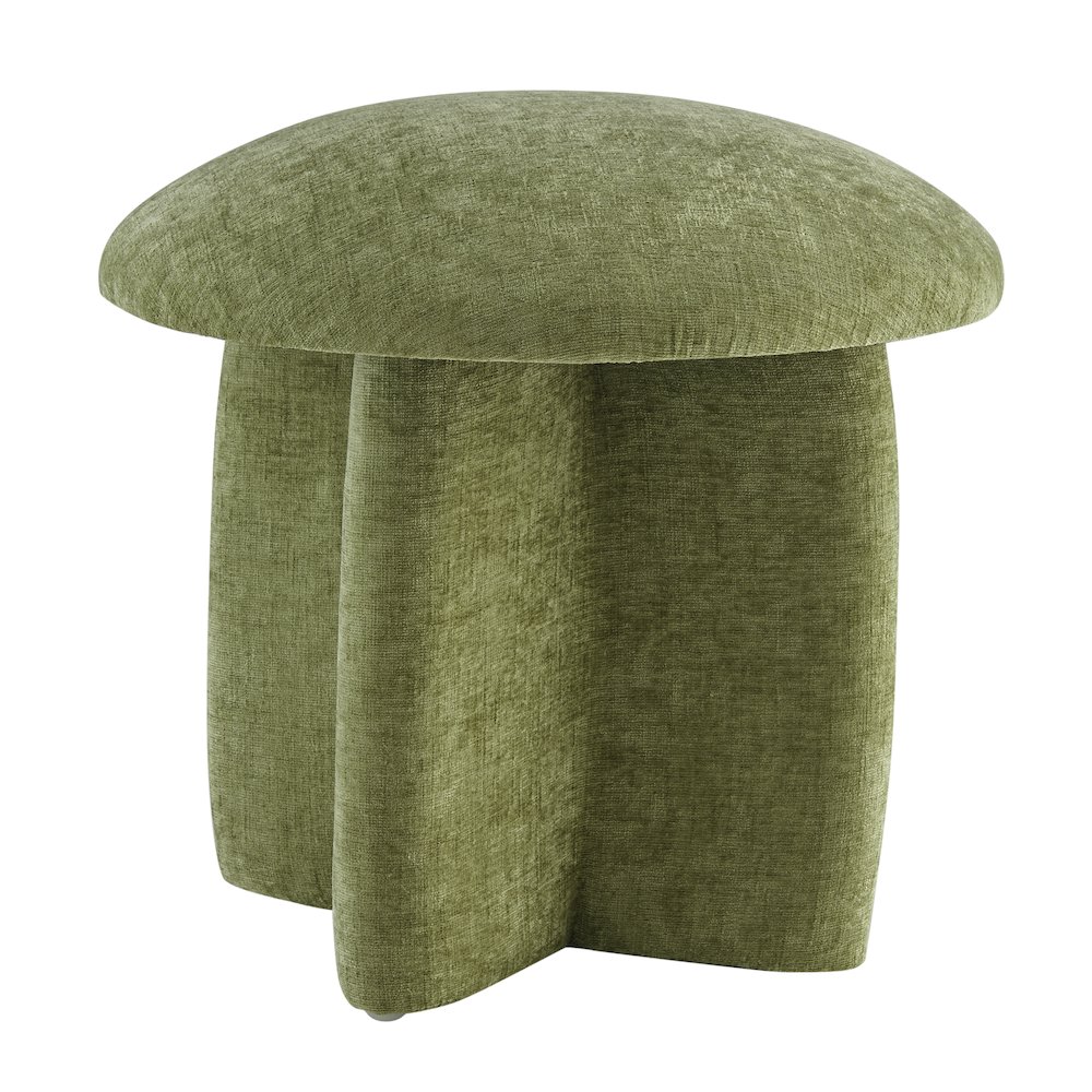 Cielo Chenille Ottoman