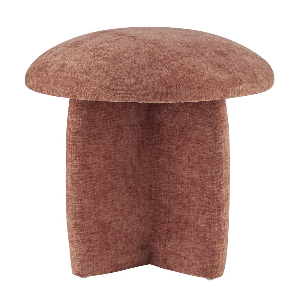 Cielo Chenille Ottoman