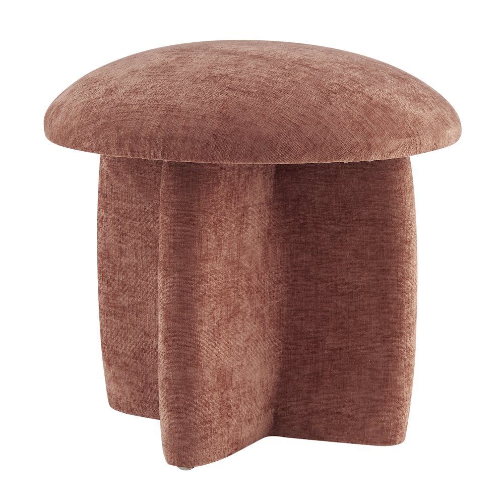 Cielo Chenille Ottoman