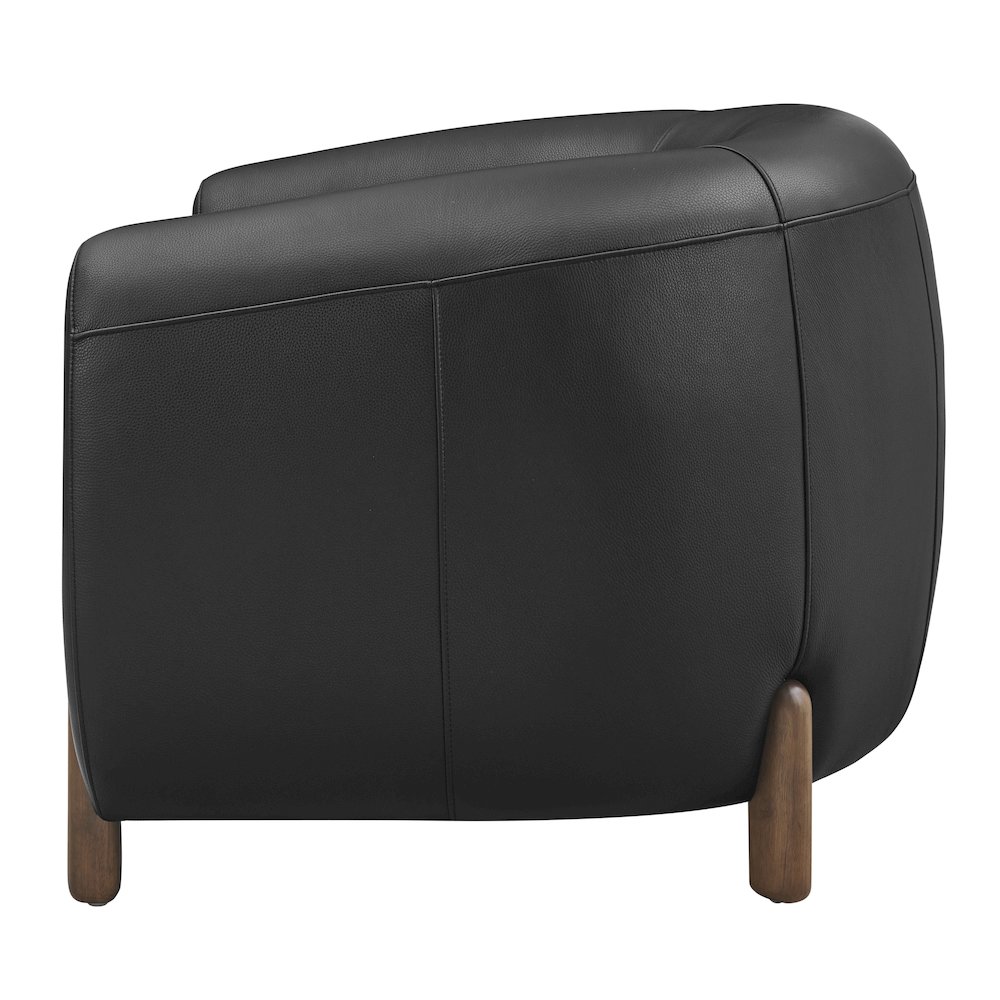 Cordelia Top Grain Leather Accent Arm Chair