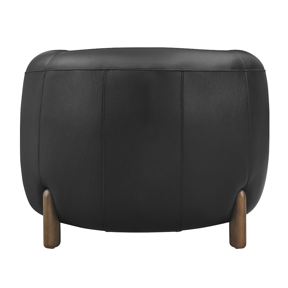 Cordelia Top Grain Leather Accent Arm Chair