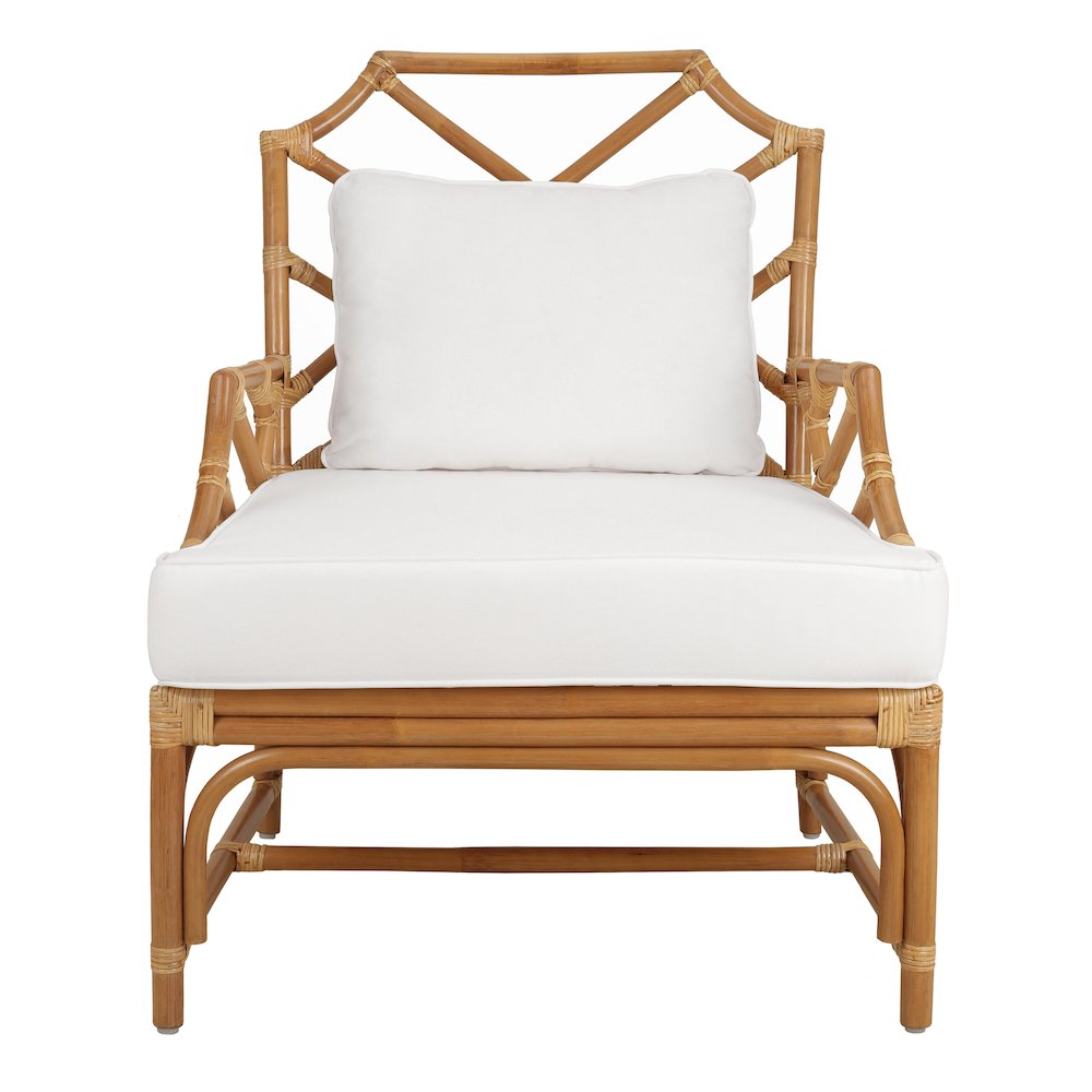 Kara Rattan Accent Arm Chair
