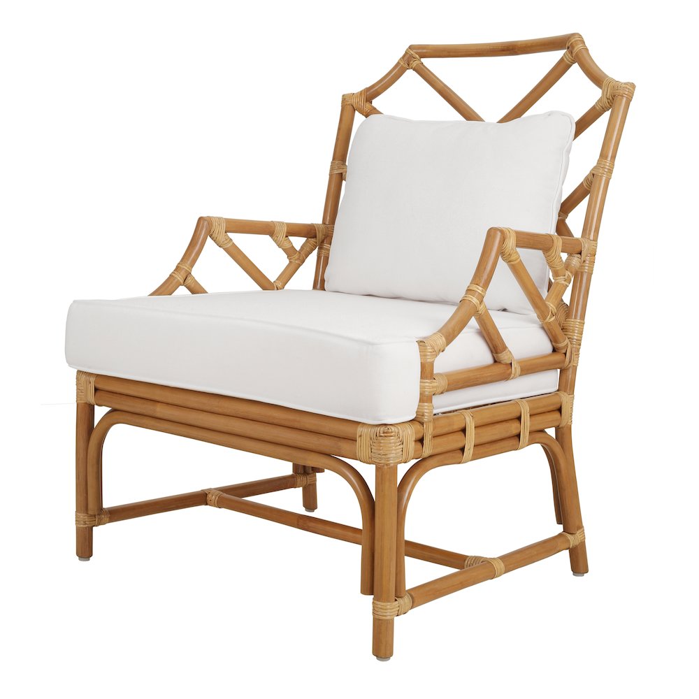 Kara Rattan Accent Arm Chair