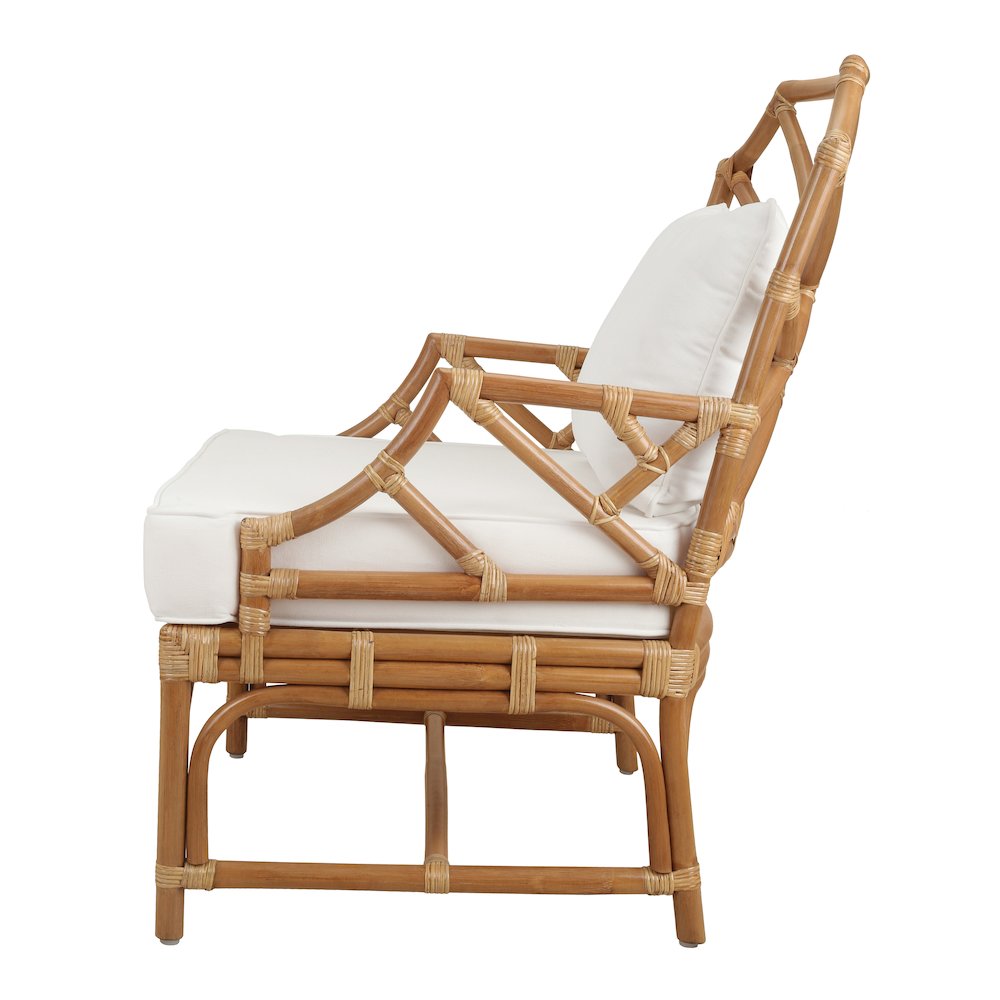 Kara Rattan Accent Arm Chair