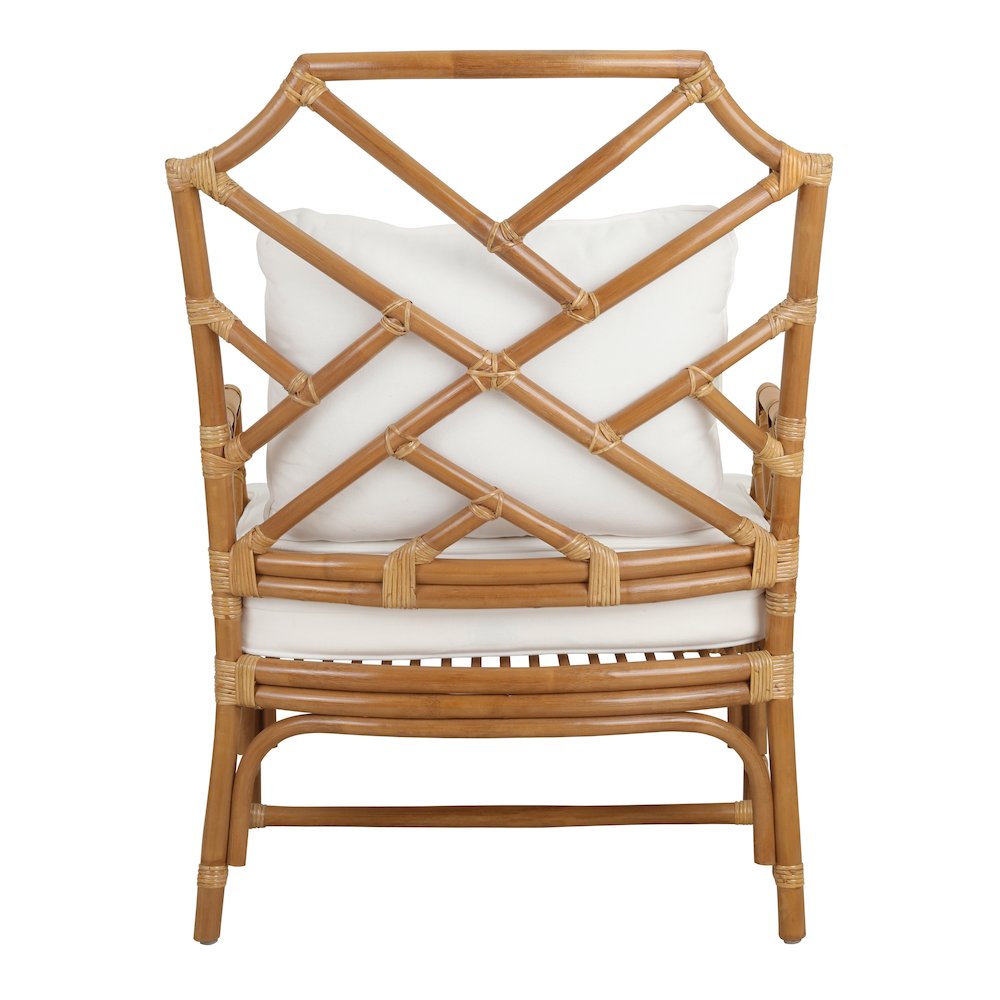 Kara Rattan Accent Arm Chair