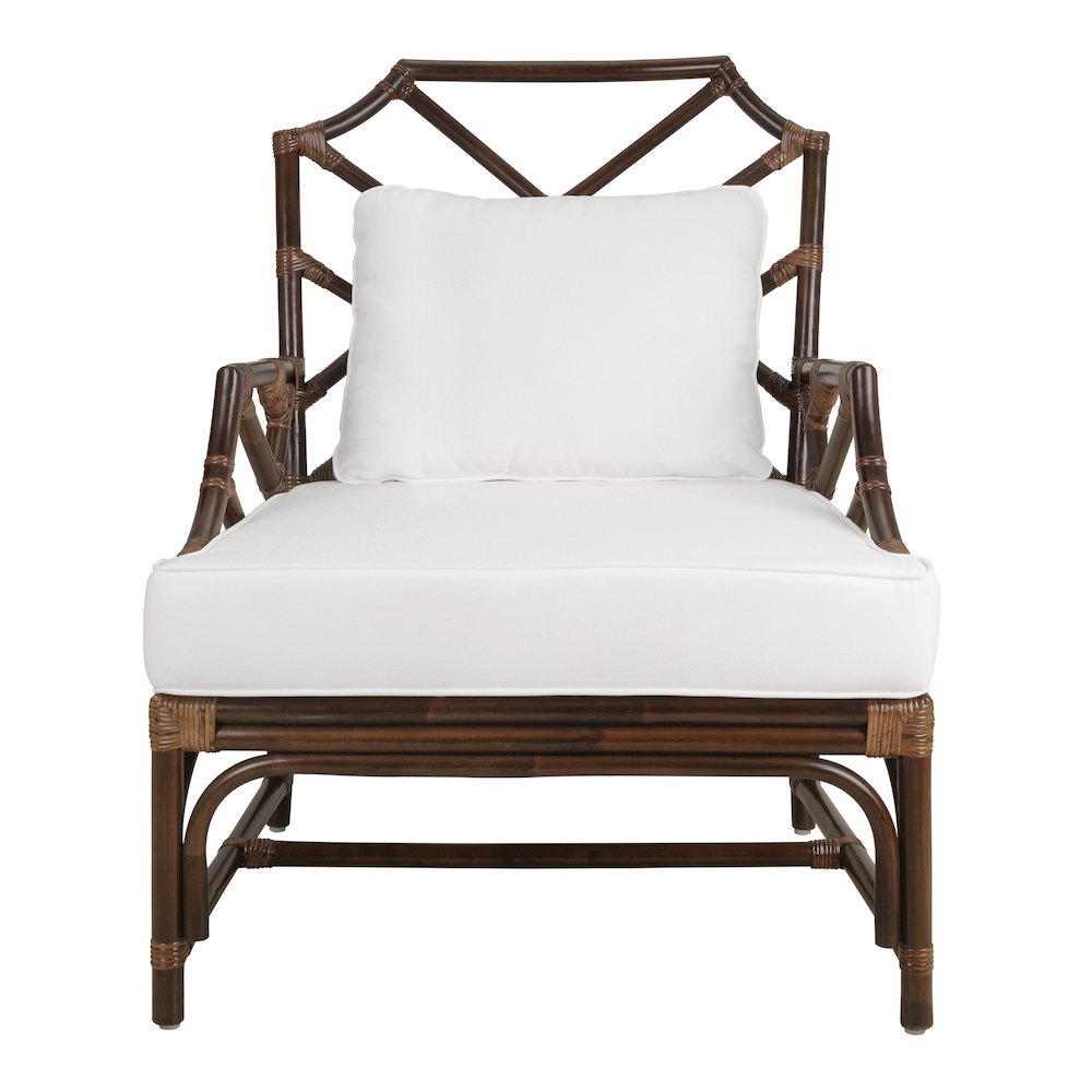 Kara Rattan Accent Arm Chair