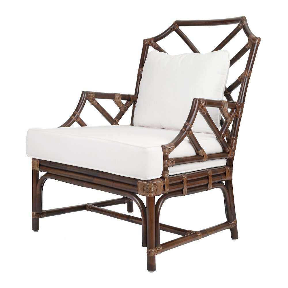 Kara Rattan Accent Arm Chair