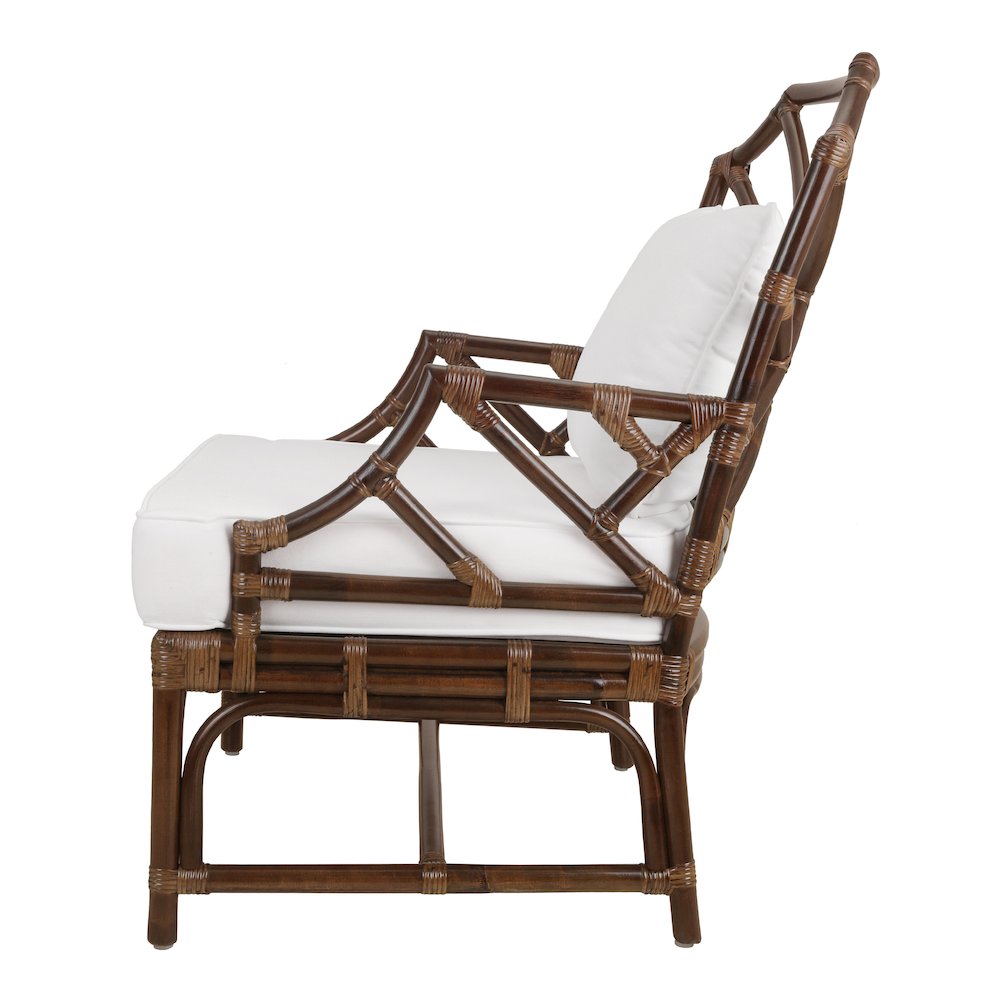 Kara Rattan Accent Arm Chair