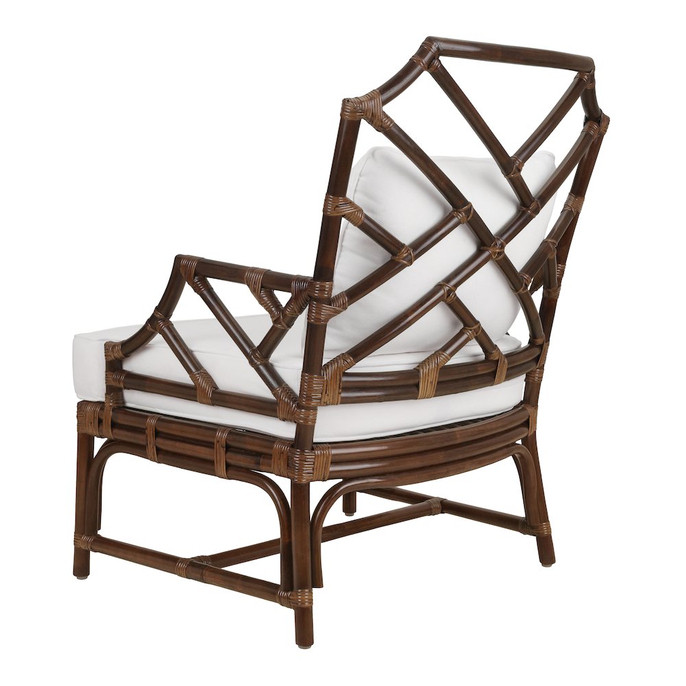 Kara Rattan Accent Arm Chair