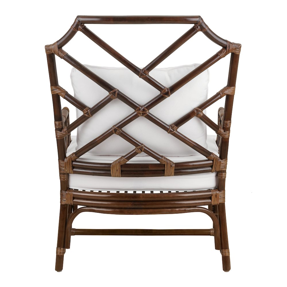 Kara Rattan Accent Arm Chair