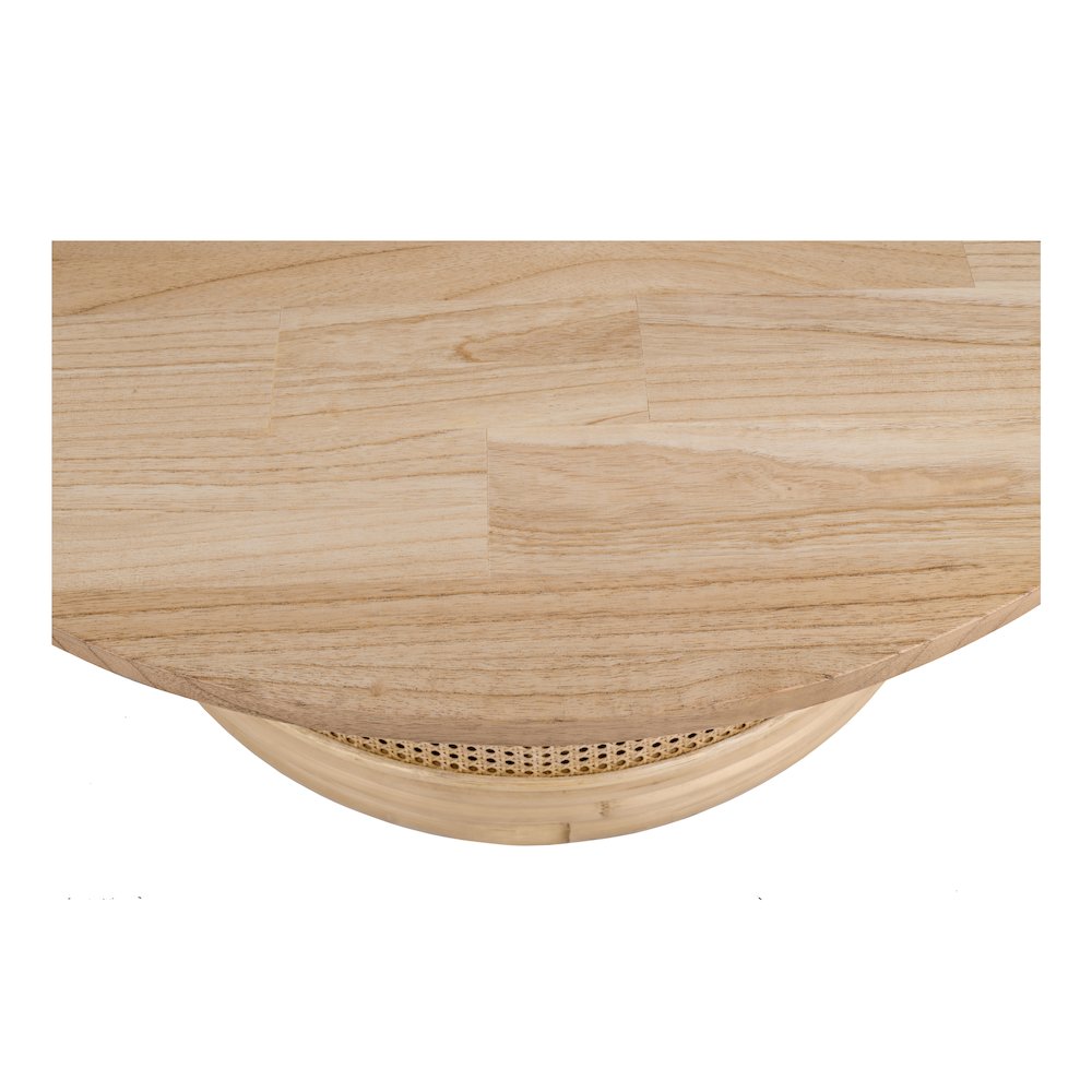 Brisa Rattan Coffee Table w/ Wood Top