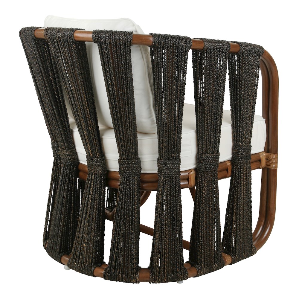 Shanaya Rattan Accent Arm Chair with Abaca
