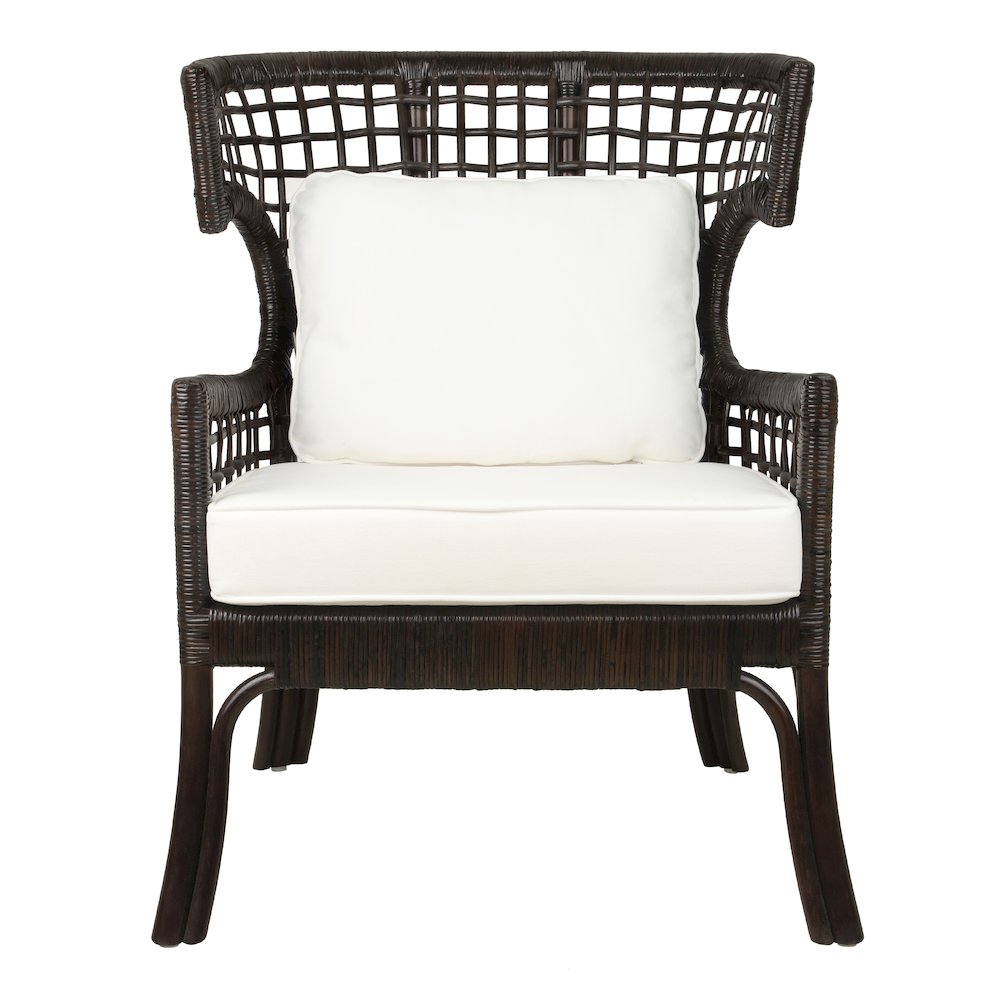 Zelma Rattan Accent Arm Chair