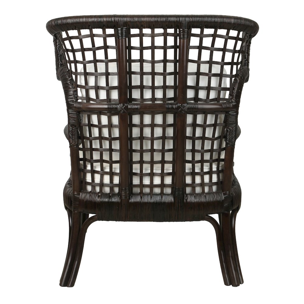 Zelma Rattan Accent Arm Chair