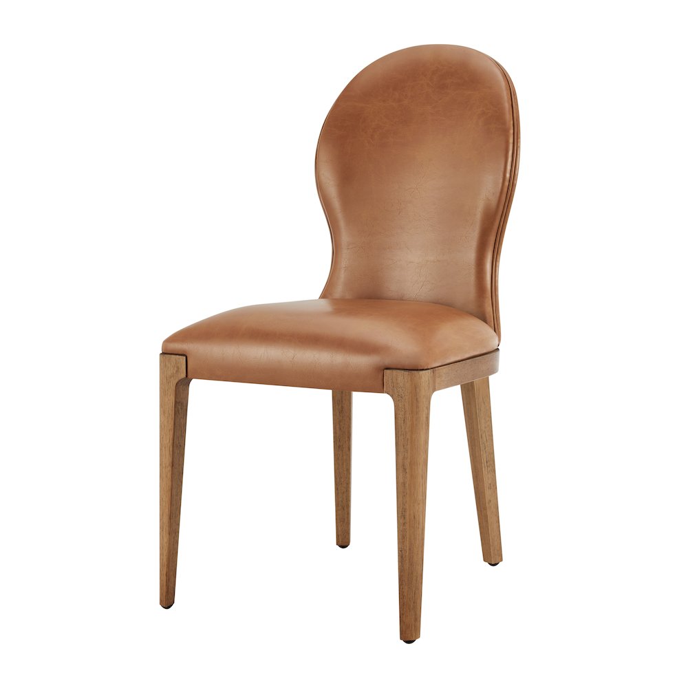 Eldoris Faux Leather Dining Side Chair