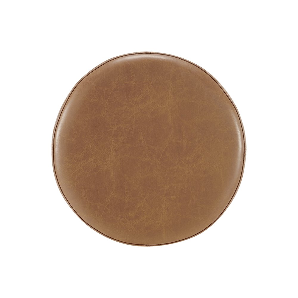 Deandre Faux Leather Backless Swivel Counter Stool